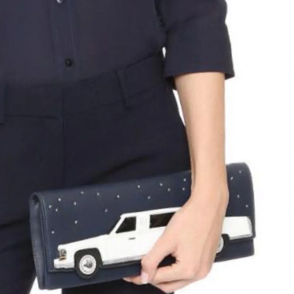 Kate Spade ♠️ Limo Limousine Clutch Wedding Prom Novelty Bag